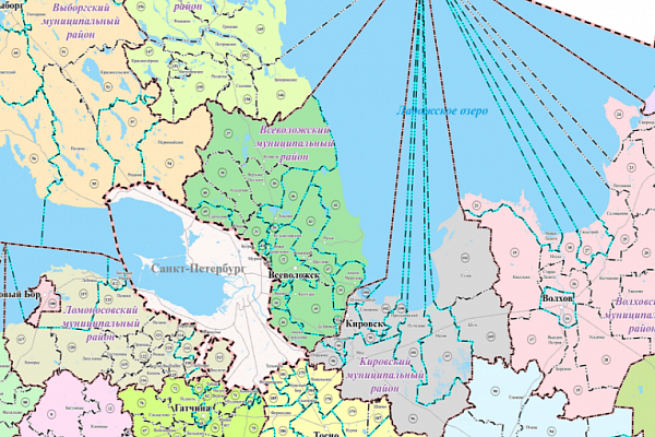 Завершены согласования проектов описания границ Бокситогорского и Сланцевского муниципальных районов
